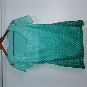 Kim Roger's Crocheted Knit Top